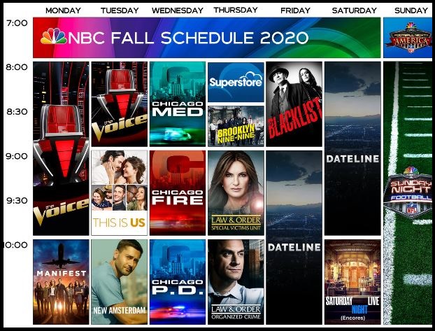NBC Tv Schedule Tonight