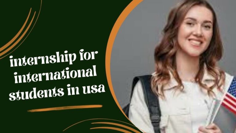 Internship For International Students In Usa